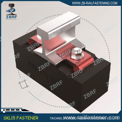 RN spring blade rail fastening system